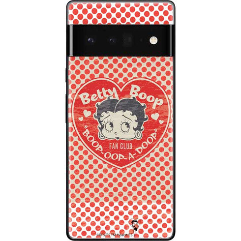 Betty Boop Red Heart Google Pixel 6 Pro Skin